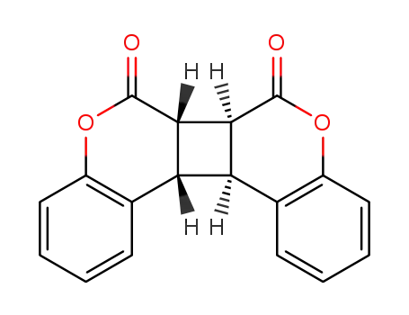 Molecular Structure of 5248-12-4 (anti head-to-head coumarin dimer)