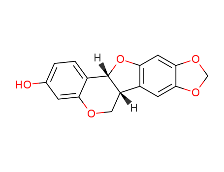 6H-[1,3]Dioxolo[5,6]benzofuro[3,2-c][1]benzopyran-3-ol,6a,12a-dihydro-, (6aR,12aR)-