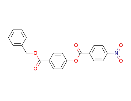 Molecular Structure of 24285-46-9 (benzyl-4-(p-nitrobenzoyloxy)benzoate)