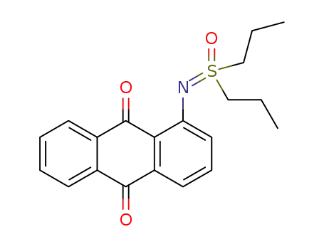 Molecular Structure of 1422983-38-7 (N-(9,10-dioxo-9,10-dihydroanthracen-1-yl)-S,S-dipropylsulfoximide)
