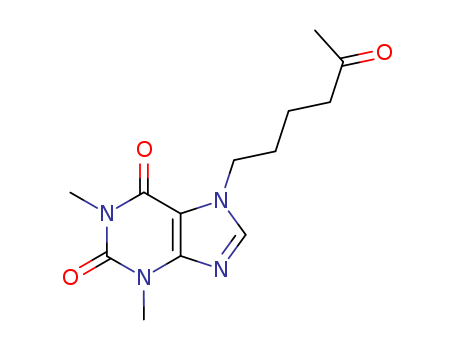 1,3-DiMethyl-7-(5-oxohexyl)-1H-purine-2,6(3H,7H)-dione