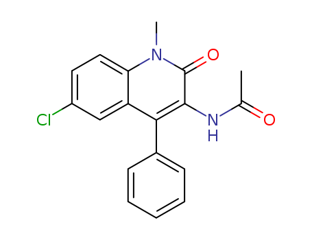 Acetamide, N-(6-chloro-1,2-dihydro-1-methyl-2-oxo-4-phenyl-3-quinolinyl)-