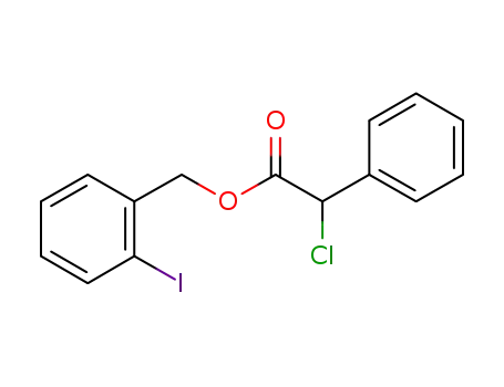 Molecular Structure of 1166870-60-5 (2-iodobenzyl 2-chloro-2-phenylacetate)