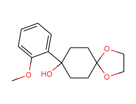 8-(2-methoxyphenyl)-1,4-dioxa-spiro[4.5]decan-8-ol