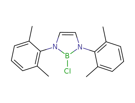 Molecular Structure of 212375-81-0 (1,3-bis(2,6-dimethylphenyl)-2-chloro-2,3-dihydro-1H-1,3,2-diazaborole)