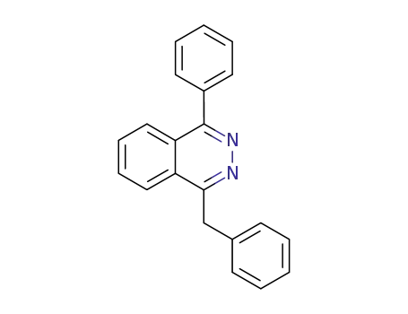 Molecular Structure of 21456-99-5 (Phthalazine, 1-phenyl-4-(phenylmethyl)-)