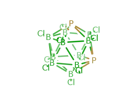 Molecular Structure of 244036-47-3 (closo-1,7-P<sub>2</sub>B<sub>10</sub>Cl<sub>10</sub>)