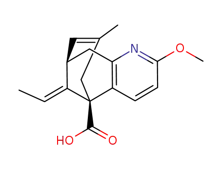 Molecular Structure of 134875-91-5 ((5R,9R,11E)-2-methoxy-5-carbonyl-7-methyl-11-ethylene-5,9-methanocyclooctene[7,8]pyridine)