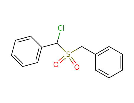 Benzene,[chloro[(phenylmethyl)sulfonyl]methyl]- cas  6668-15-1