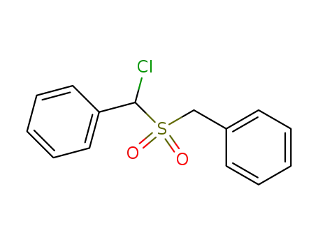 Molecular Structure of 6668-15-1 ([(benzylsulfonyl)(chloro)methyl]benzene)