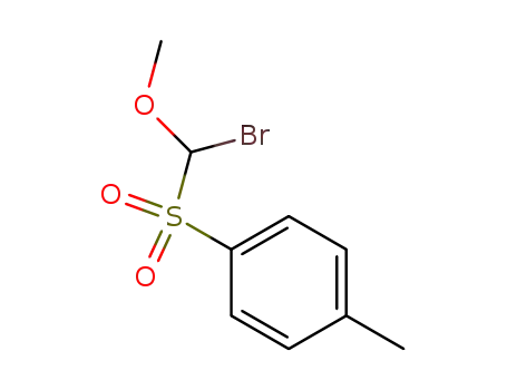 Benzene, 1-[(bromomethoxymethyl)sulfonyl]-4-methyl-