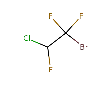 Molecular Structure of 354-06-3 (1-BROMO-2-CHLORO-1,1,2-TRIFLUOROETHANE)