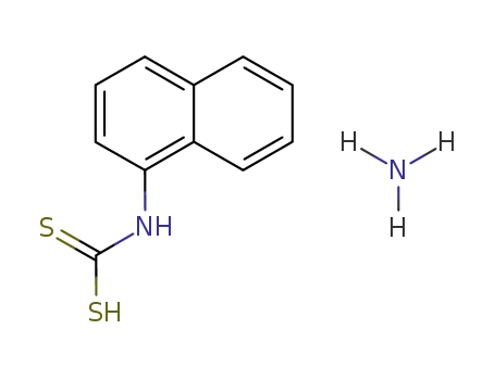 Molecular Structure of 15866-95-2 (naphthalen-1-ylcarbamodithioic acid)