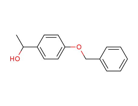 Molecular Structure of 36438-63-8 (Benzenemethanol, a-methyl-4-(phenylmethoxy)-)
