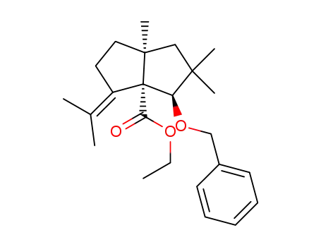 (1S,2R,5S)-2-benzyloxy-1-ethoxycarbonyl-3,3,5-trimethyl-8-(propan-2-ylidene)bicyclo[3.3.0]octane