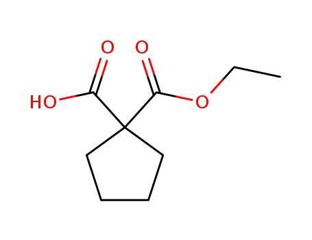 1,1-Cyclopentanedicarboxylic acid, monoethyl ester