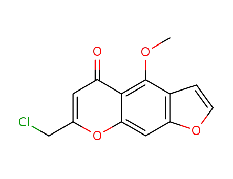 7-chloromethyl-4-methoxy-furo[3,2-<i>g</i>]chromen-5-one
