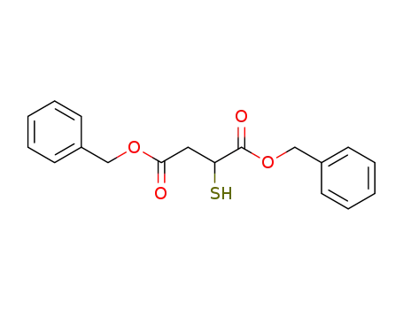 Butanedioic acid, mercapto-, bis(phenylmethyl) ester