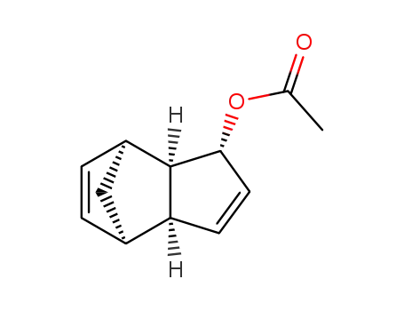 Molecular Structure of 16327-40-5 (3a,4,7,7a-tetrahydro-1H-4,7-methanoinden-1-yl acetate)