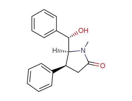 (+/-)-(4R<sup>*</sup>,5R<sup>*</sup>,7R<sup>*</sup>)-5-(α-hydroxybenzyl)-1-methyl-4-phenylpyrrolidin-2-one