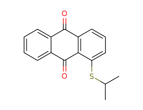 Molecular Structure of 22648-58-4 (1-isopropylsulfanyl-anthraquinone)