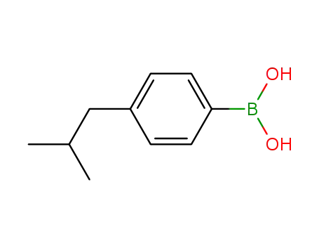Molecular Structure of 153624-38-5 (4-Isobutylphenylboronic acid)