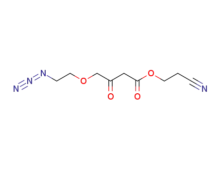 2-cyanoethyl 4-(2-azidoethoxy)-3-oxobutanoate