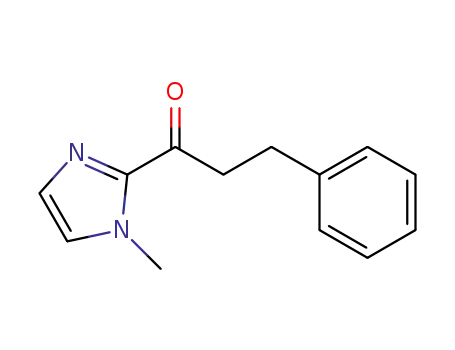 Molecular Structure of 1179358-90-7 (1-(1-methyl-1H-imidazol-2-yl)-3-phenylpropan-1-one)