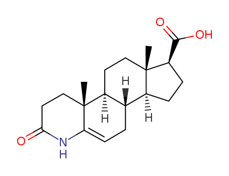 3-Oxo-4-aza-5-androstene-17b-carboxylic acid