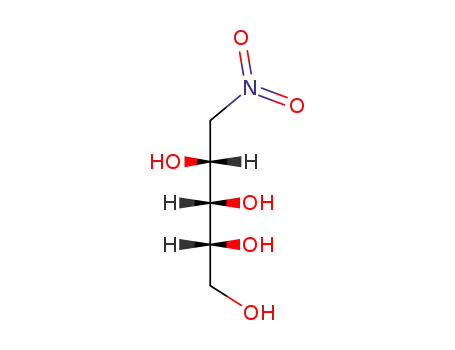 Molecular Structure of 55065-39-9 (1-Desoxy-1-nitro-D-arabino-pentitol)