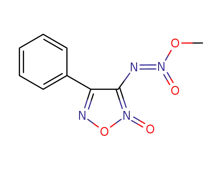 3-[(E)-(methoxy-ONN-azoxy)-4-phenyl]-1,2,5-oxadiazole-2-oxide