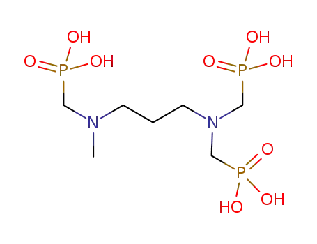 Molecular Structure of 94200-40-5 ([[[3-[methyl(phosphonomethyl)amino]propyl]imino]bis(methylene)]bisphosphonic acid)
