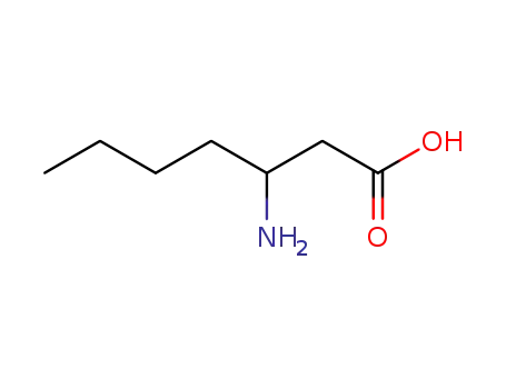 Molecular Structure of 104883-48-9 (3-AMINO-HEPTANOIC ACID)