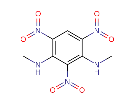 Molecular Structure of 24388-40-7 (<i>N</i>,<i>N'</i>-dimethyl-2,4,6-trinitro-<i>m</i>-phenylenediamine)