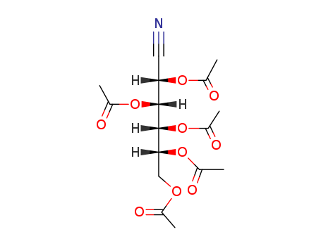 (1,2,4,5-tetraacetyloxy-1-cyano-pentan-3-yl) acetate cas  6337-12-8