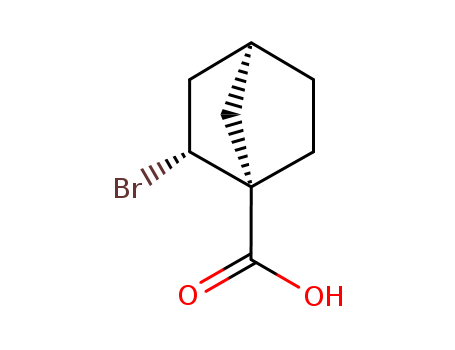 Bicyclo[2.2.1]heptane-1-carboxylicacid, 2-bromo-, (1R,2R,4S)-rel- cas  2534-90-9