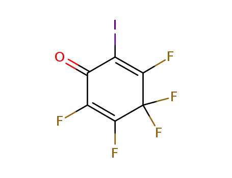 1-iodo-6-oxopentafluorocyclohexa-1,4-diene