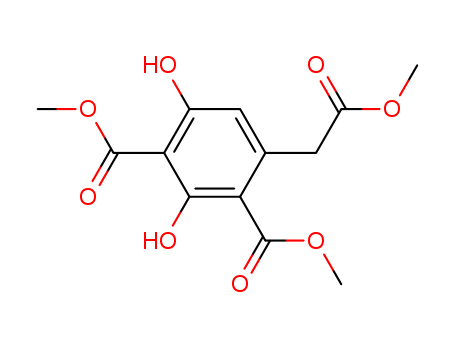 1,3-Benzenedicarboxylicacid, 2,4-dihydroxy-6-(2-methoxy-2-oxoethyl)-, 1,3-dimethyl ester cas  6512-25-0