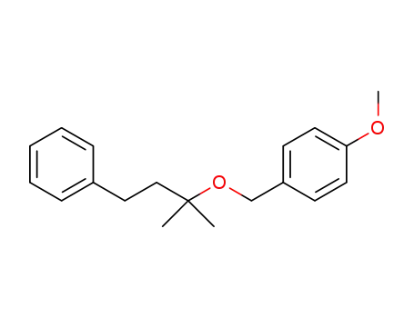 Molecular Structure of 1402544-07-3 (p-methoxybenzyl 2-methyl-4-phenylbutan-2-yl ether)