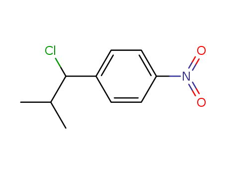 Molecular Structure of 62558-01-4 (Benzene, 1-(1-chloro-2-methylpropyl)-4-nitro-)
