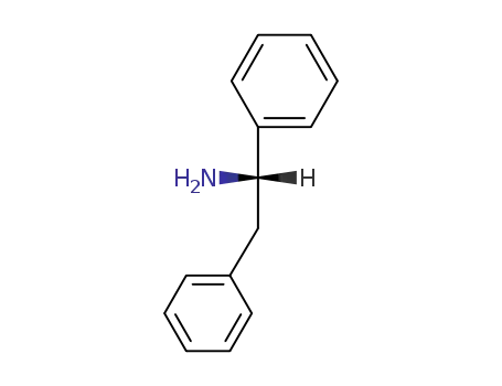 Molecular Structure of 3082-58-4 ((S)-1,2-Diphenylethylamine)