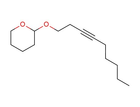 Molecular Structure of 90890-91-8 (2H-Pyran, tetrahydro-2-(3-nonynyloxy)-)