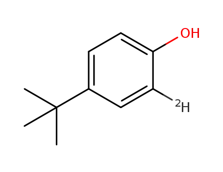 Molecular Structure of 159591-91-0 (2-deutero-4-tert-butylphenol)