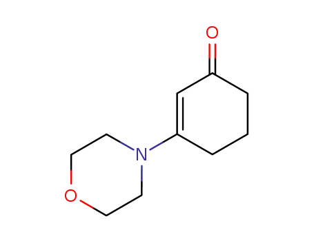 Molecular Structure of 16179-67-2 (2-Cyclohexen-1-one, 3-(4-morpholinyl)-)