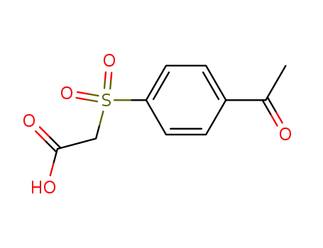 Molecular Structure of 90844-21-6 ((4-Acetyl-phenylsulfon)-essigsaeure)
