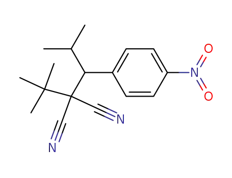 2-tert-Butyl-2-[2-methyl-1-(4-nitro-phenyl)-propyl]-malononitrile