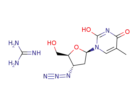 Molecular Structure of 162404-30-0 (AZT guanidine salt)