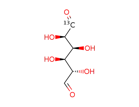 Molecular Structure of 1185549-13-6 (C<sub>5</sub><sup>(13)</sup>CH<sub>10</sub>O<sub>6</sub>)