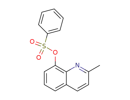 Molecular Structure of 213881-38-0 (2-methylquinolin-8-yl benzenesulfonate)