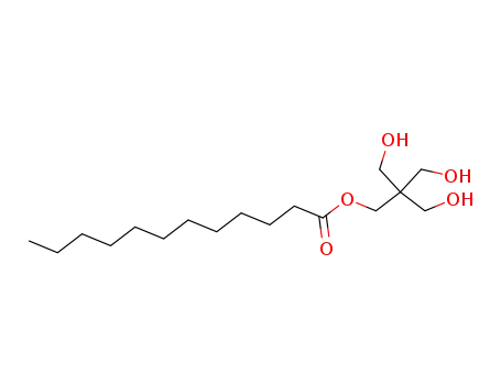 Molecular Structure of 10332-31-7 (3-hydroxy-2,2-bis(hydroxymethyl)propyl laurate)